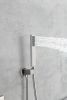 Shower System,Waterfall Rainfall Shower Head with Handheld, Shower Faucet Set for Bathroom Wall Mounted