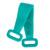 Silicone Back Scrubber Belt For Shower Exfoliating Foaming Body Wash Strap Brush Bristles Massage Dots