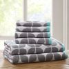 Cotton Jacquard Bath Towel 6 Piece Set