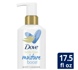 Dove Body Love Body Cleanser For Dry Skin Moisture Boost Body Wash with Hyaluronic Acid and Moringa Oil 17.5 fl oz (Brand: Dove)