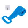 Silicone Back Scrubber Belt For Shower Exfoliating Foaming Body Wash Strap Brush Bristles Massage Dots